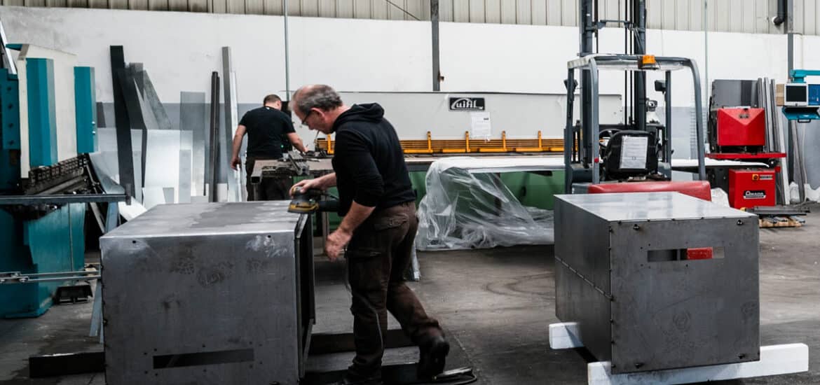 Fabrication de containers en métal